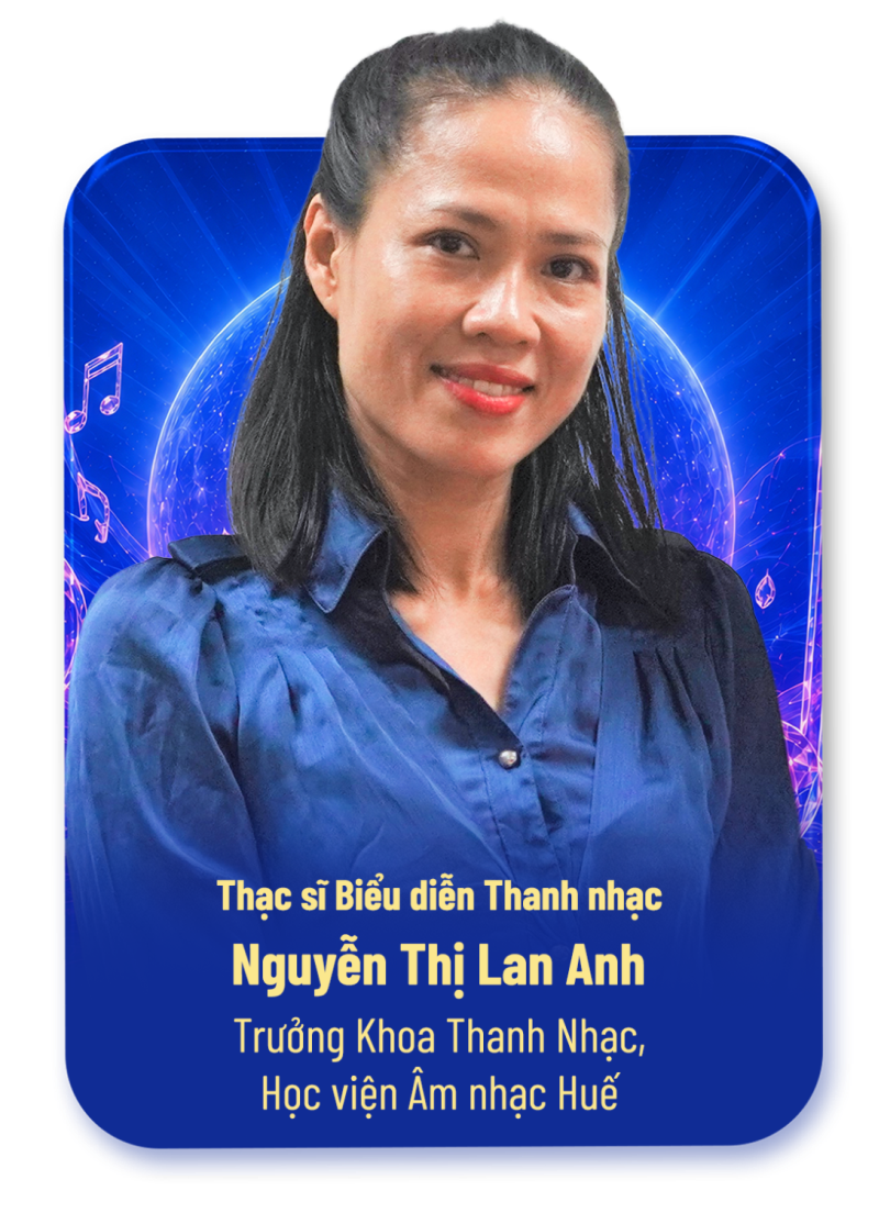Thạc sĩ Biểu diễn Thanh nhạc  Nguyễn Thị Lan Anh 