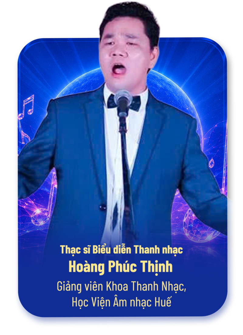 Thạc sĩ Biểu diễn Thanh nhạc Hoàng Phúc Thịnh